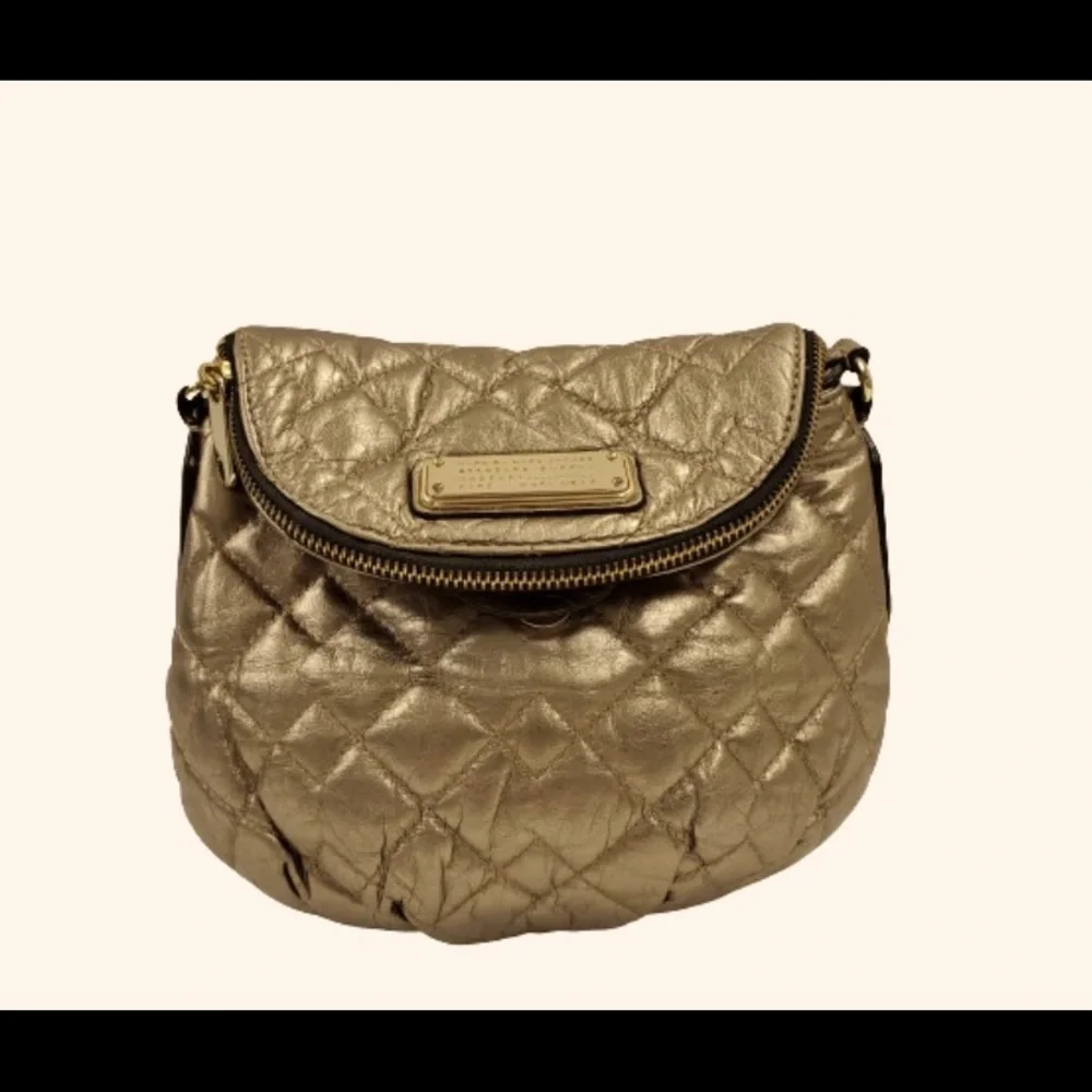 Marc By Marc Jacobs Workwear Quilted Metallic Crossbody - Picture 1 of 12